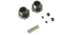 (Discontinued) Wheel Hub (Narrow/Gunmetal/2pcs/MP10)