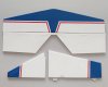 MAGIC EXTRA 50 tail wing set (blue)