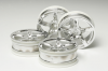 5-SPOKE METAL PLATED WHEELS 4PCS. (24mm OFFSET 0)