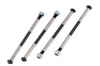 Lower Suspension Shafts w/Nuts (4pcs): X6, 5R/T