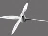 Contra Rotation Propeller 21" x 20 Front White