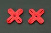 Cross Shaped Horn Set (Red)