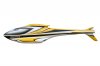 Staysee 600 for Kyosho Quest Neo Caliber E6S (EP)/50 (GP) - Yellow -