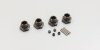 (Discontinued) Wheel Hub (Gunmetal/4pcs)