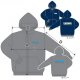 Zip hoodie Navy (LL)