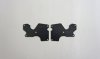 Graphite Rear Lower Suspension Arm Mount Plate 2pcs (1mm): X8