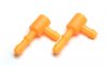 (DISCONTINUED)L TYPE NIPPLE FOR FUEL CAN CAP SET: ORANGE
