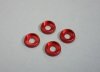 M4 Hex Screw Washer (Red/4PCS)