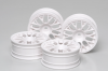 MEDIUM-NARROW WHITE MESH WHEELS (OFFSET+2)