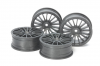 MEDIUM-NARROW 18-SPOKE WHEELS (24mm WIDTH, OFFSET 0) (HARD) 4PCS.